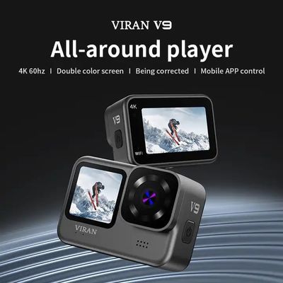 4K 60FPS Sports Cam Waterproof , 170 Degree Outdoor Sports Camera