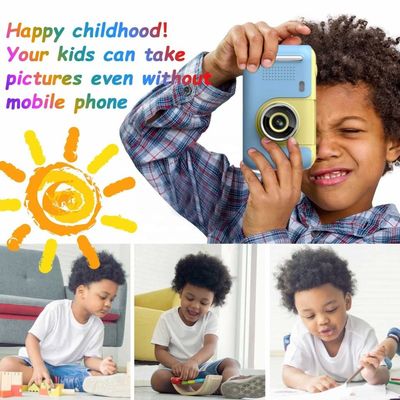 180 Degree Kids Digital Cameras Blue 10.4x5.4x3.6cm Waterproof