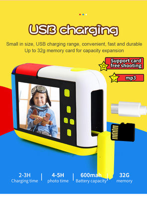 40MP Selfie Kids Digital Cameras With Games 1080P 600mah Battery