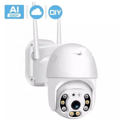 Wireless 1080P WiFi PTZ IP Camera 3MP 5MP Multipurpose White Color