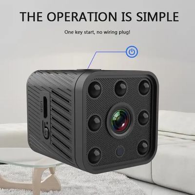 SD Card CCTV Mini WiFi Security Camera 1920x1080P 900mAh Phone Remote