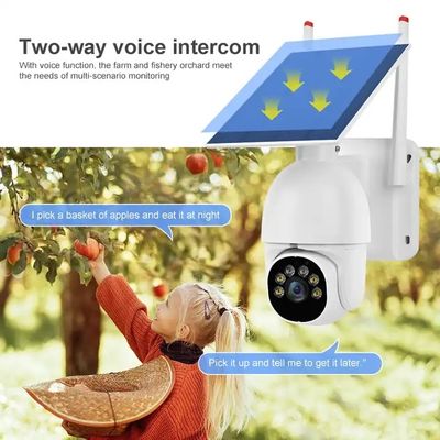 TF Card 4G Camera Solar Powered , Wireless Outdoor Security Cameras With Solar Panels