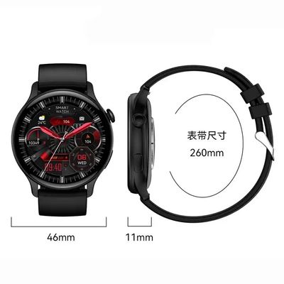 1.43 Inch HD AMOLED Display Smartwatch , HK85 260mAh Smart Watch BT Calling