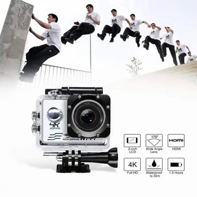 4K WiFi H9R Waterproof Sports Camera 1080P Durable ABS Material