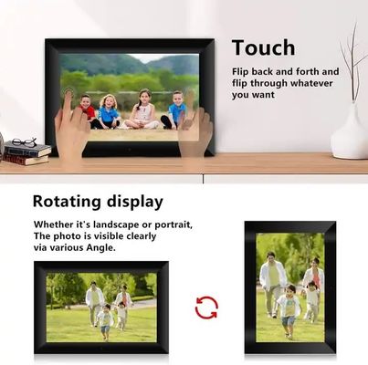 RoHS 10.1" Smart WiFi Photo Frame , 1280x800 Digital Smart Picture Frame