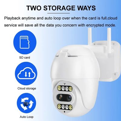 Practical Indoor Video Surveillance Camera , CMOS Two Way Audio CCTV Camera