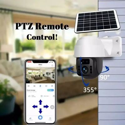 Indoor Outdoor 1080P 4G Solar Camera Waterproof With 2 Way Audio