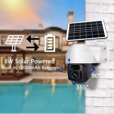 CMOS Battery Solar Security Camera 4G 1080P Indoor Night Vision