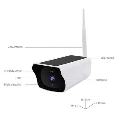 Outdoor 1080P Solar Security Camera 4G Practical Two Way Audio