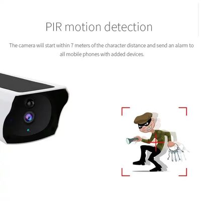 SIM Card IP Solar Security Camera 4G 1080P IP66 Waterproof Durable
