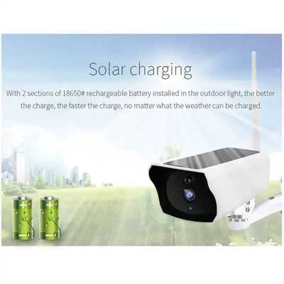 Night Vision 1.3W Solar 4G CCTV Camera , CMOS 4G Solar Powered Security Camera