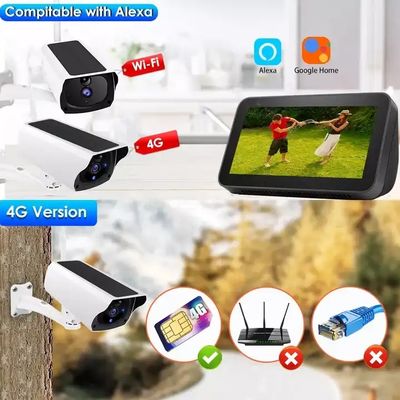 SIM Card IP Solar Security Camera 4G 1080P IP66 Waterproof Durable