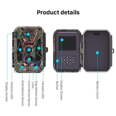 HB561 Trail Camera Infrared Night Vision 1080P Hunting Cameras