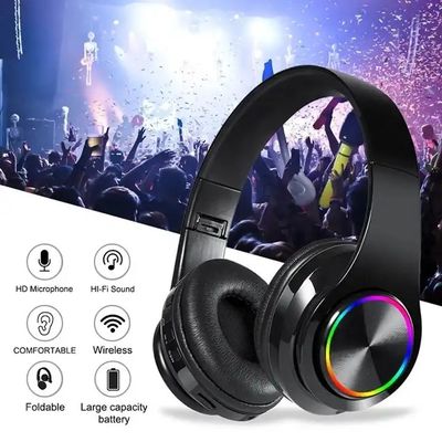 B39 LED Light Wireless Headsets Foldable Gaming Headphones With Microphone TF Card Fone De Ouvido Auriculares