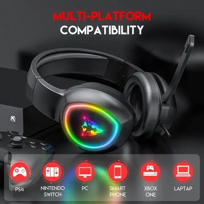 G2 Super comfortable hot-selling wired nois Super Comfortable Hot-Selling Wired Noise-Cancelling Luminous Gaming Headset
