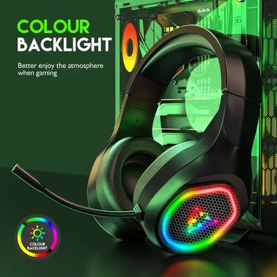 G1 Wired Noise Cancelling Headphones With MIC Luminous Game Earphone