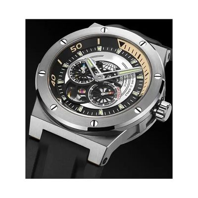Tourbillon Watch Automatic Hollow-Out Machine Watch Luminous Waterproof New Design Relogio