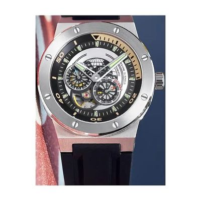 Tourbillon Watch Automatic Hollow-Out Machine Watch Luminous Waterproof New Design Relogio