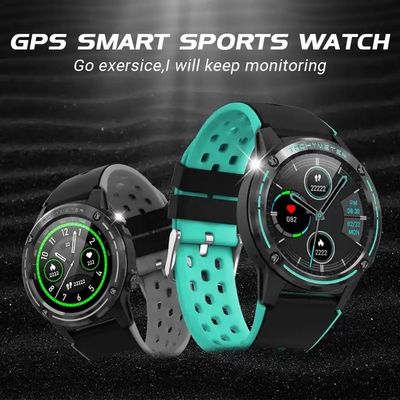 M6 GPS Sports Smart Watch 1.3 inch Big Round Screen BT Call Fashion Smartwatch