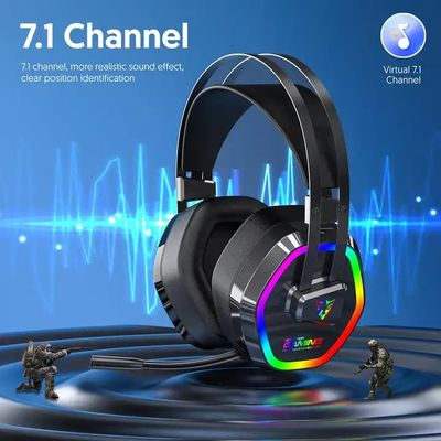New Unisex Wired Headset For Gaming USB Headset For Noise-Cancelling Gaming In Internet Cafes