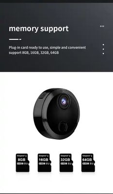 ​1080P HD Indoor Mini WiFi Security Camera Portable Body Worn TF Card