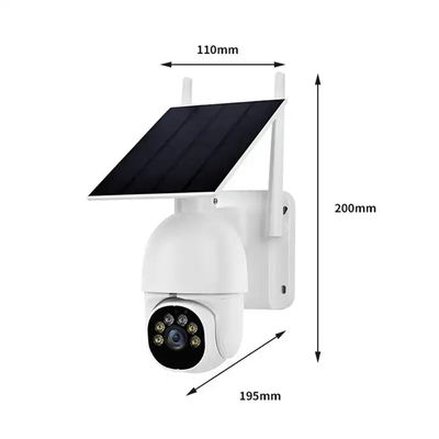TF Card 4G Camera Solar Powered , Wireless Outdoor Security Cameras With Solar Panels
