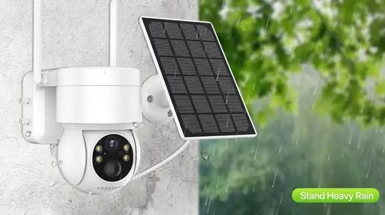 4G WiFi Practical Solar Panel Security Camera PTZ Outdoor Indoor