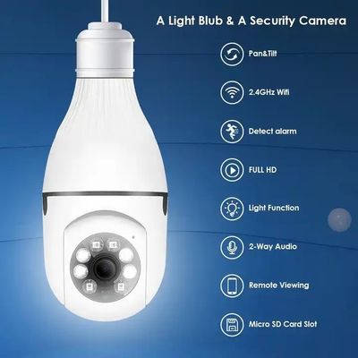 CE 360 Degree Home Indoor Security Camera LED Light Bulb Camera 720P