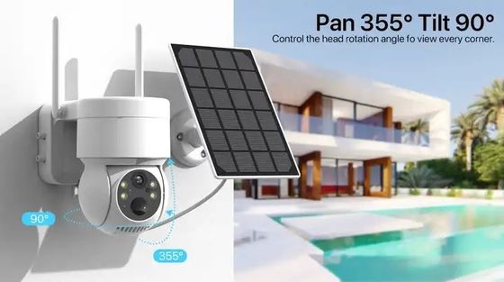 Battery Power Solar 4G Security Camera Wireless WiFi Network
