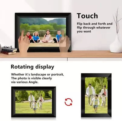 ​ RoHS 10.1" Smart WiFi Photo Frame , 1280x800 Digital Smart Picture Frame