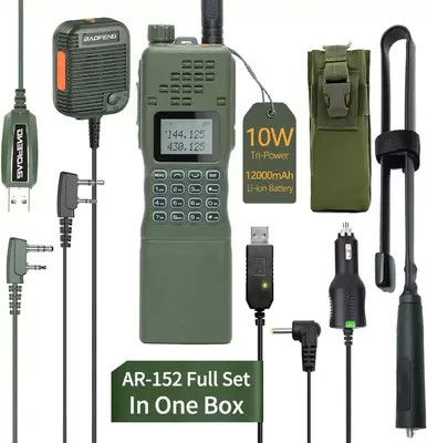 Two Way 10W Radio Walkie Talkie Baofeng AR-152 Waterproof Durable
