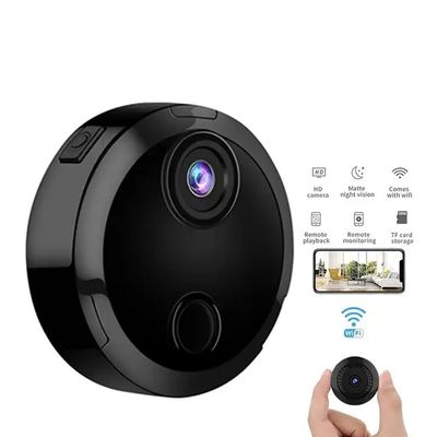 1080P HD Indoor Mini WiFi Security Camera Portable Body Worn TF Card