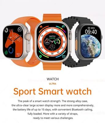 RoHS IP68 BT Call Smart Watch 8 Ultra HK8 Pro Max Multipurpose
