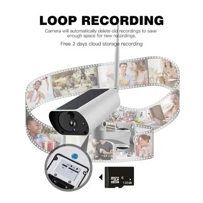 Outdoor 1080P Solar Security Camera 4G Practical Two Way Audio