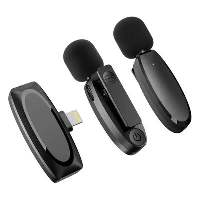 2.4Ghz Mini Microphone No App Needed Lavalier Wireless Microphone For Iphone