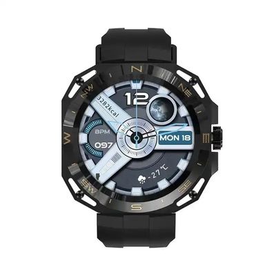 1.43 Inch HD BT Calling E25 Smart Watch Metal Waterproof Music Sport