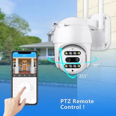 CMOS 2.4G WiFi Wireless Camera System CCTV 10X Zoom Dual Lens
