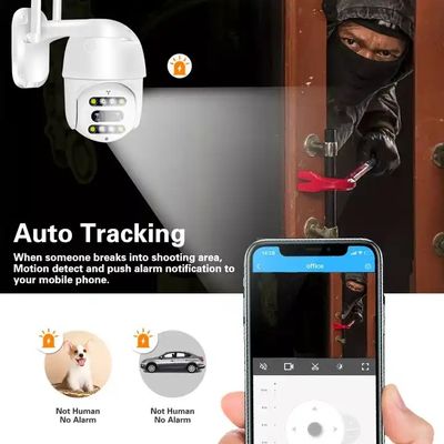 CMOS 2.4G WiFi Wireless Camera System CCTV 10X Zoom Dual Lens