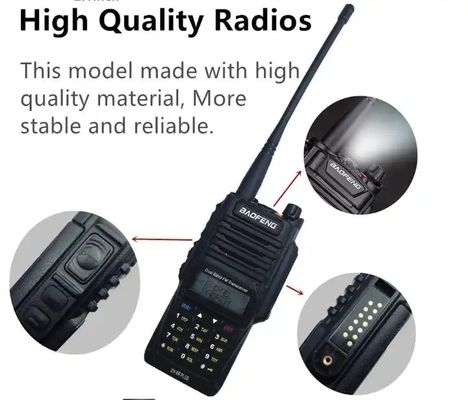 RoHS Handheld Radio Walkie Talkie UV-9R PLUS VHF UHF Dual Band