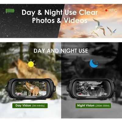 Long Range Binoculars Night Vision Scope 8X Digital Zoom