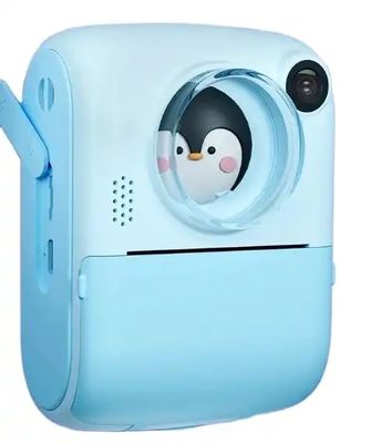 Multilingual ABS Kids Digital Cameras Dual Lens Instant Print