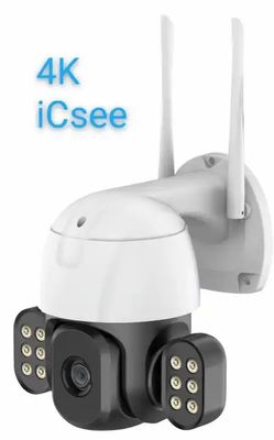 8MP Wireless 4K CCTV Security Camera Full UHD PTZ ABS Material