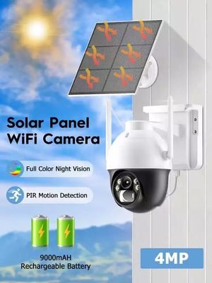 CMOS Sensor Solar Wifi Security Camera Ptz 4mp Hd Wifi Ip Cctv Surveillance