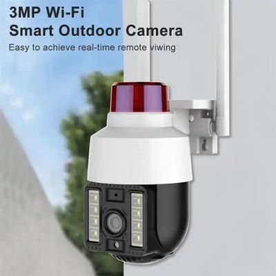 Outdoor WiFi Wireless Camera System 4MP Full Color Night Vision Human Detection Wifi PTZ Cam