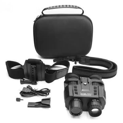 3D Head-Mounted 7X Zoom 4K Infrared Digital Camera Tactical Helmet Night Vision