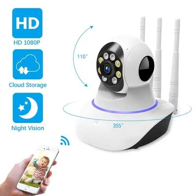 360 Degree HD 1080P CCTV Surveillance Camera With 128GB SD Card Loop Recording