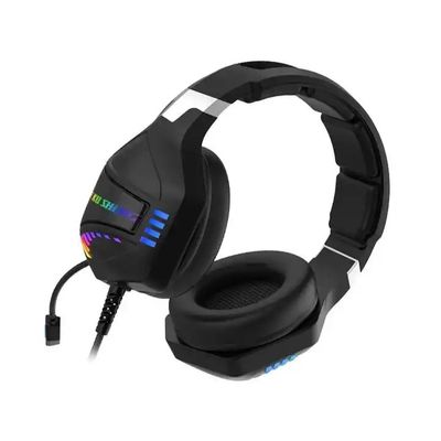 K902 RGB Cool Lighting Earbud Gaming Headset Noise Cancelling Over Ear Headphones