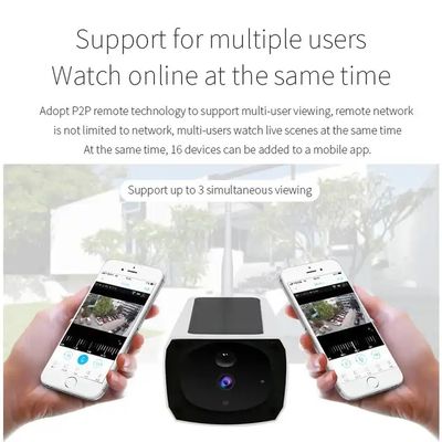 5W Solar Outdoor Wireless WiFi IP Camera 1080P 10 Meters Night Vision