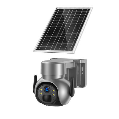 4MP Battery Powered Solar Panel Outdoor CCTV Camera Horizontal 360 ° Vertical 120°