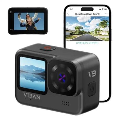 60FPS Waterproof Sports Cam 170 Degree 4k Vlog Action Camera